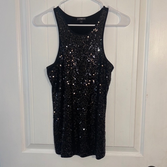 Express Sequin Tank - Picture 1 of 3